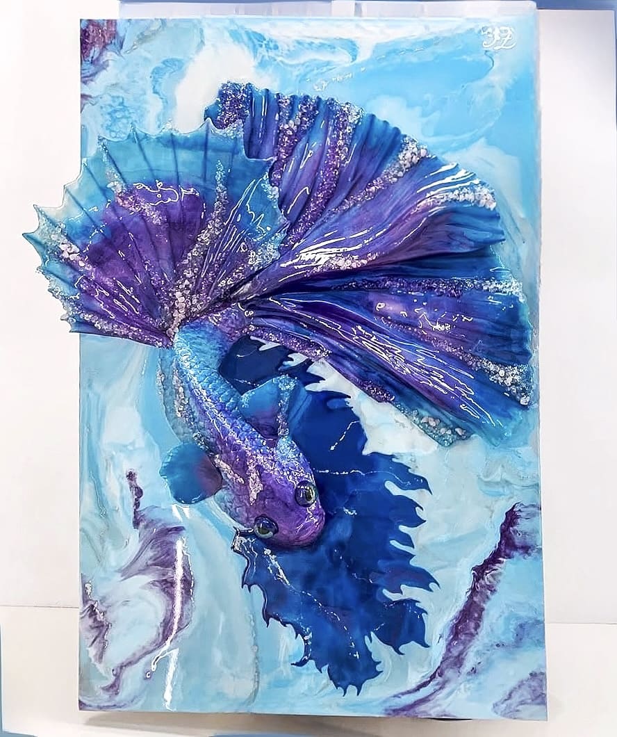 Drift I — mixed media artwork