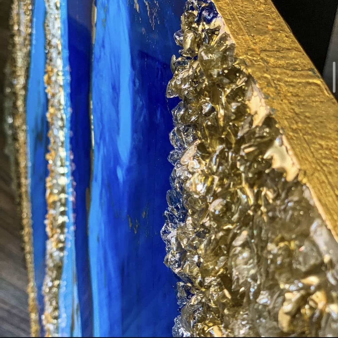 Surface II — textured mixed media artwork